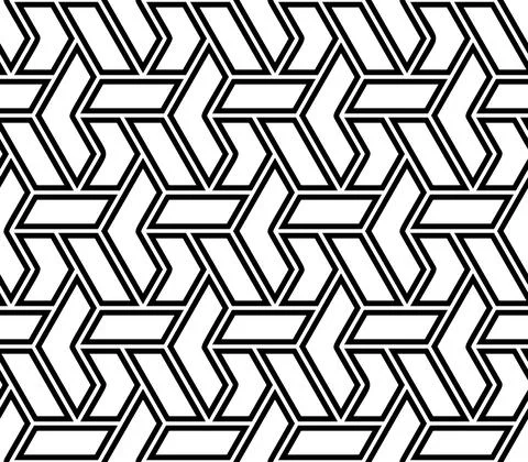 Geometric Seamless Vector Pattern With Abstract Triangles Illustrazione stock