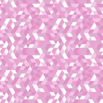 Geometric Seamless Vector Pattern With Abstract Triangles Illustrazione stock