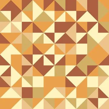 Geometric Seamless Vector Pattern With Abstract Triangles 스톡 일러스트
