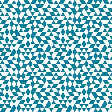 Geometric Seamless Vector Pattern With Abstract Triangles Illustrazione stock