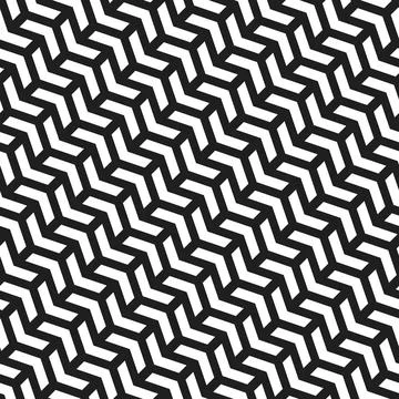 Geometric Seamless Vector Pattern With Abstract Triangles Illustrazione stock