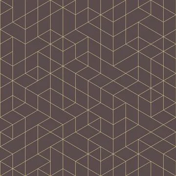 Geometric Seamless Vector Pattern With Abstract Triangles Stock Illustration