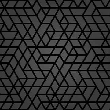 Geometric Seamless Vector Pattern With Abstract Triangles 스톡 일러스트