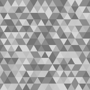 Geometric Seamless Vector Pattern With Abstract Triangles Illustrazione stock
