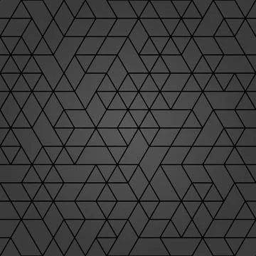 Geometric Seamless Vector Pattern With Abstract Triangles Illustrazione stock