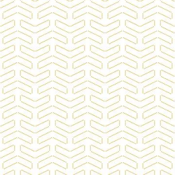 Geometric Seamless Vector Pattern With Abstract Dotted Arrows Stock Illustration