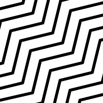 Geometric seamless Vector Pattern. Black and white Background. Stock Illustration