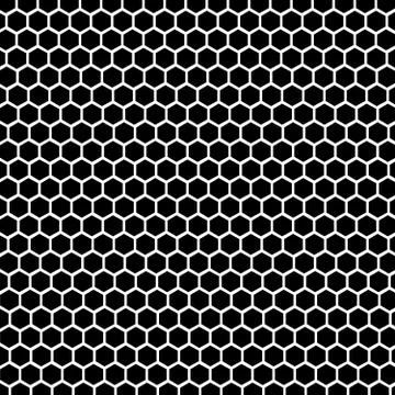 Geometric seamless Vector Pattern. Black and white Background. Stock Illustration