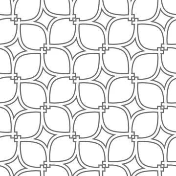 Geometric Seamless Vector Pattern. Classic Ornament Stock Illustration