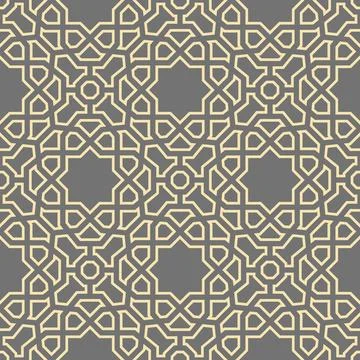 Geometric Seamless Vector Pattern. Classic Ornament Illustrazione stock