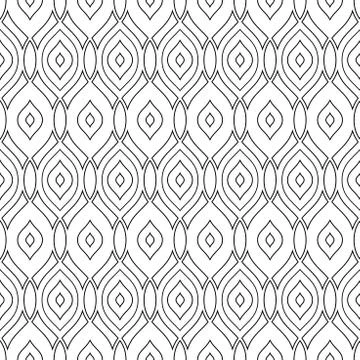 Geometric Seamless Vector Pattern Stock Illustration