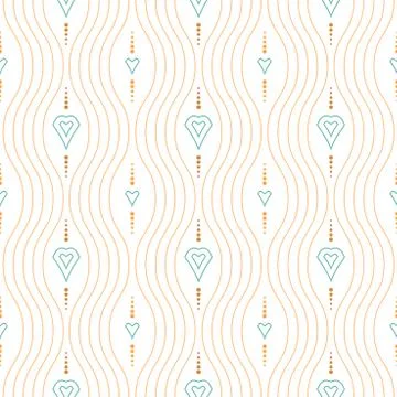 Geometric Seamless Vector Pattern 库存插图