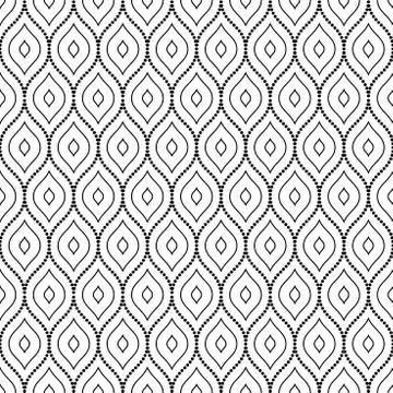 Geometric Seamless Vector Pattern Stock Illustration