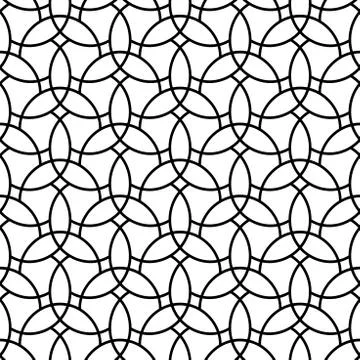 Geometric Seamless Vector Pattern Stock Illustration