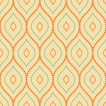Geometric Seamless Vector Pattern Stock Illustration