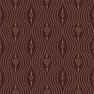 Geometric Seamless Vector Pattern Stock Illustration