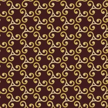 Geometric Seamless Vector Pattern Stock Illustration