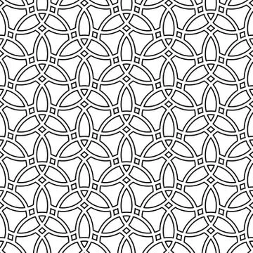 Geometric Seamless Vector Pattern Ilustración de archivo