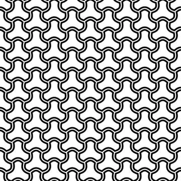 Geometric Seamless Vector Pattern Stock Illustration