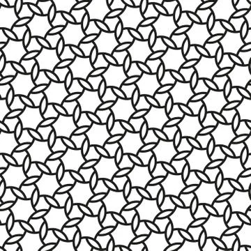 Geometric Seamless Vector Pattern 库存插图