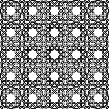 Geometric Seamless Vector Pattern 스톡 일러스트