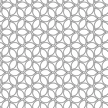 Geometric Seamless Vector Pattern Stock Illustration