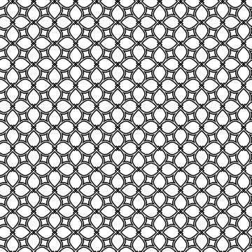 Geometric Seamless Vector Pattern Stock Illustration