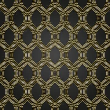 Geometric Seamless Vector Pattern Stock Illustration