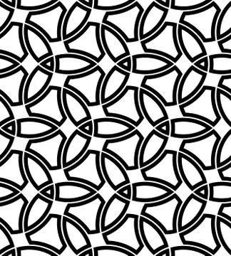 Geometric Seamless Vector Pattern Stock Illustration