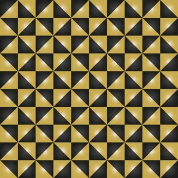 Geometric Seamless Vector Pattern Stock Illustration