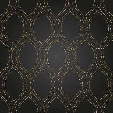 Geometric Seamless Vector Pattern 库存插图
