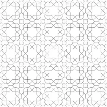 Geometric Seamless Vector Pattern Stock Illustration