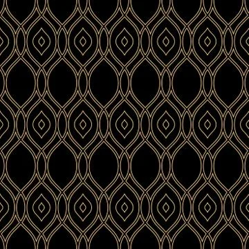 Geometric Seamless Vector Pattern Stock Illustration