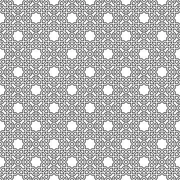 Geometric Seamless Vector Pattern Stock Illustration