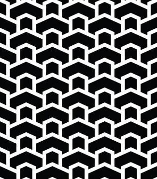 Geometric seamless vector pattern Stock Illustration