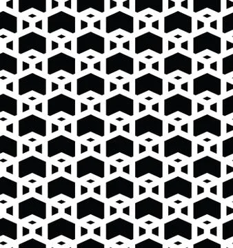 Geometric seamless vector pattern Stock Illustration