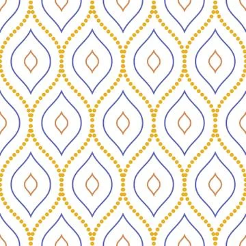 Geometric Seamless Vector Pattern Stock Illustration