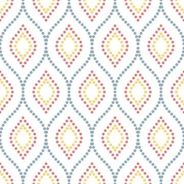 Geometric Seamless Vector Pattern Stock Illustration