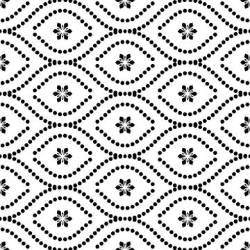 Geometric Seamless Vector Pattern Illustrazione stock