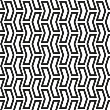 Geometric Seamless Vector Pattern Stock Illustration
