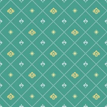 Geometric Seamless Vector Pattern Stock Illustration