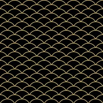 Geometric Seamless Vector Pattern Stock Illustration