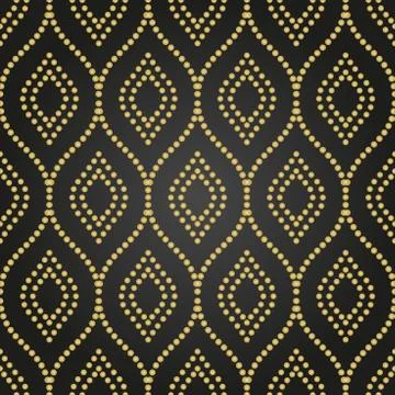Geometric Seamless Vector Pattern Stock Illustration