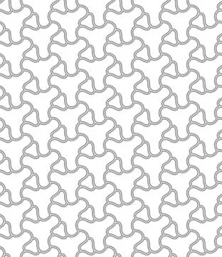 Geometric Seamless Vector Pattern Stock Illustration