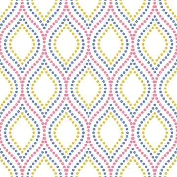 Geometric Seamless Vector Pattern Stock Illustration