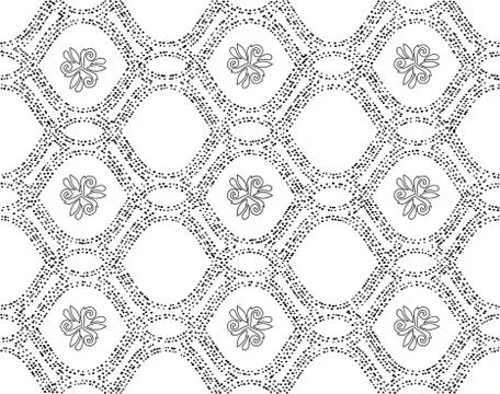 Geometric Seamless Vector Pattern Stock Illustration