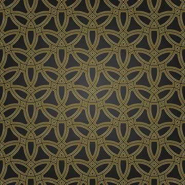 Geometric Seamless Vector Pattern Stock Illustration