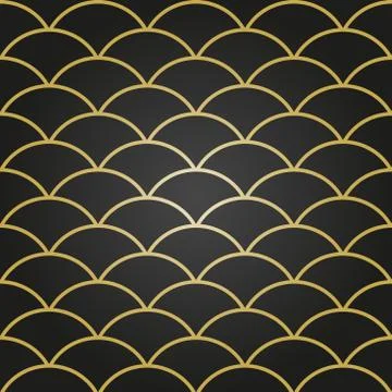 Geometric Seamless Vector Pattern Stock Illustration