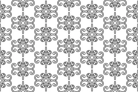 Geometric Seamless Vector Pattern Stock Illustration