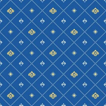 Geometric Seamless Vector Pattern Stock Illustration